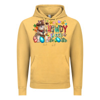 Vintage Mustard howdy peeps Vintage Hoodie - RacoonDesign