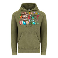 Vintage Olive howdy peeps Vintage Hoodie - RacoonDesign
