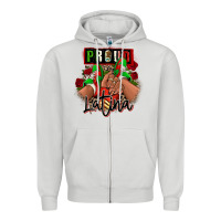 Proud Latina Mexican Sneakers Zipper Hoodie | Teevron