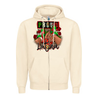 Sandshell Proud Latina Mexican sneakers Zipper Hoodie - RanaPortraitStore