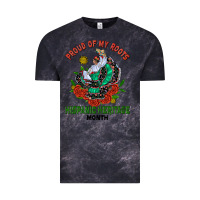 Cloud Black traditional lady hispanic heritage month Vintage Tee - BundleAndBundleShop