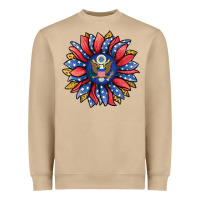 Mushroom american sunflower Heavyweight Sweatshirt - Jasminsmagicworld