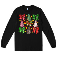 Black festive holiday decor Long Sleeve Tee - CowhideDigitalArt