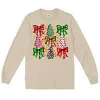 Mushroom festive holiday decor Long Sleeve Tee - CowhideDigitalArt