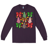 Plum festive holiday decor Long Sleeve Tee - CowhideDigitalArt