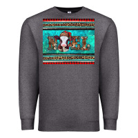 Charcoal Heather western christmas baby cow noel tumbler Premium Sweatshirt - Jasminsmagicworld