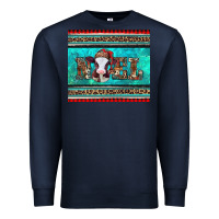 Navy western christmas baby cow noel tumbler Premium Sweatshirt - Jasminsmagicworld