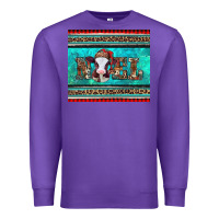 Purple western christmas baby cow noel tumbler Premium Sweatshirt - Jasminsmagicworld