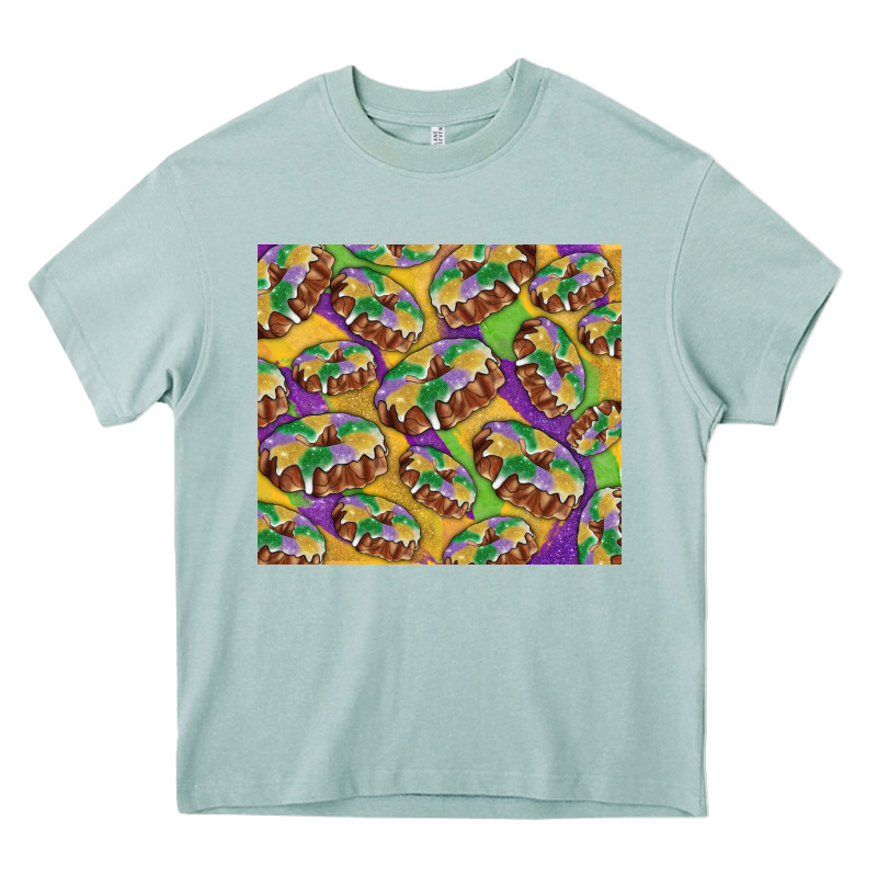 Mardi Gras King Cake Heavy Core Tee by RanaPortraitStore | Teevron