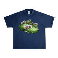 Navy Blossfeldia Cactus Urban Heavy Tee - LillyAllenDesigns
