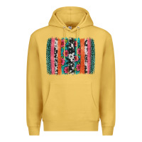 Antique Gold easter spring floral brushstroke Premium Hoodie - Artiststas