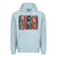 Blue Mist easter spring floral brushstroke Premium Hoodie - Artiststas