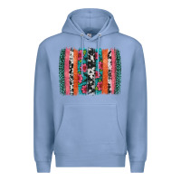 Colony Blue easter spring floral brushstroke Premium Hoodie - Artiststas