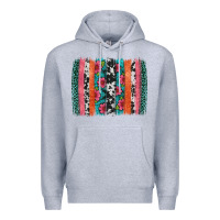Heather Grey easter spring floral brushstroke Premium Hoodie - Artiststas