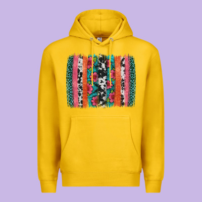 Easter Spring Floral Brushstroke Premium Hoodie Designed By Artiststas