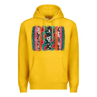 Lemon easter spring floral brushstroke Premium Hoodie - Artiststas