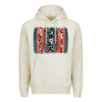 Oatmeal Heather easter spring floral brushstroke Premium Hoodie - Artiststas