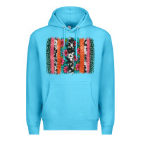 Ocean Blue easter spring floral brushstroke Premium Hoodie - Artiststas