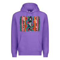 Purple easter spring floral brushstroke Premium Hoodie - Artiststas