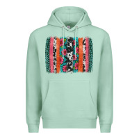 Seafoam easter spring floral brushstroke Premium Hoodie - Artiststas