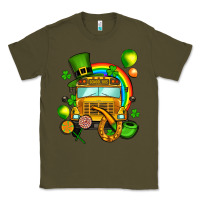 Army Green St. Patrick's school bus Classic Tee - OliviaCreatesArt