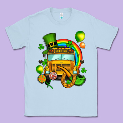 St. Patrick's School Bus Classic Tee Designed By Oliviacreatesart