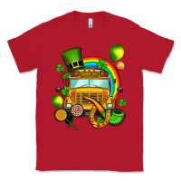 Red St. Patrick's school bus Classic Tee - OliviaCreatesArt