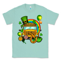 Seafoam St. Patrick's school bus Classic Tee - OliviaCreatesArt