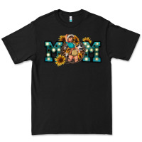 Black Western Mom Mother's Day Premium Tee - FaDigitalArtStudio