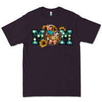 Plum Western Mom Mother's Day Premium Tee - FaDigitalArtStudio