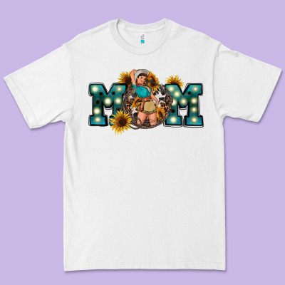 Western Mom Mother's Day Premium Tee Designed By Fadigitalartstudio