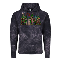 Cloud Black Western Papa Deer Hunting Vintage Hoodie - LillyAllenDesigns