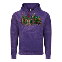 Cloud Purple Western Papa Deer Hunting Vintage Hoodie - LillyAllenDesigns