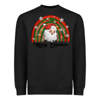 Black merry christmas santa rainbow Heavyweight Sweatshirt - Jasminsmagicworld