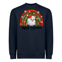 Navy merry christmas santa rainbow Heavyweight Sweatshirt - Jasminsmagicworld
