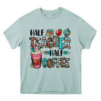 Arona half teacher half coffee Heavy Core Tee - OliviaCreatesArt