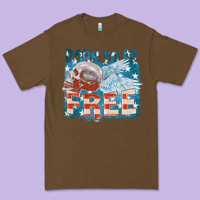 Born To Be Free Premium Tee Designed By Fadigitalartstudio