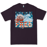 Plum Born to be free Premium Tee - FaDigitalArtStudio