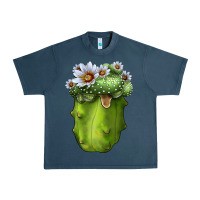 Midnight Navy Blossfeldia Cactus Urban Heavy Tee - LillyAllenDesigns