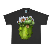 Pigment Black Blossfeldia Cactus Urban Heavy Tee - LillyAllenDesigns