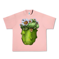 Salmon Blossfeldia Cactus Urban Heavy Tee - LillyAllenDesigns