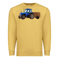 Antique Gold Farm Tractor Premium Sweatshirt - RanaPortraitStore