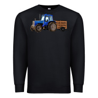 Black Farm Tractor Premium Sweatshirt - RanaPortraitStore