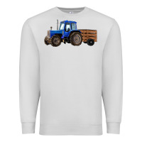 Dove Grey Farm Tractor Premium Sweatshirt - RanaPortraitStore