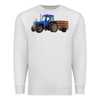Oatmeal Heather Farm Tractor Premium Sweatshirt - RanaPortraitStore