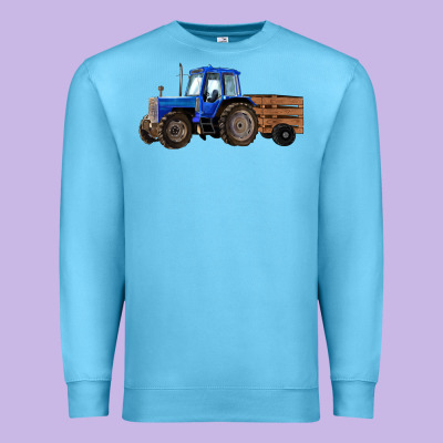 Farm Tractor Premium Sweatshirt Designed By Ranaportraitstore