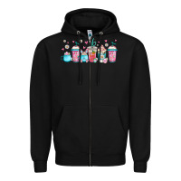 Black easter coffee cups libbey glass Zipper Hoodie - Jasminsmagicworld