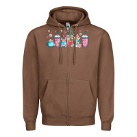 Chestnut easter coffee cups libbey glass Zipper Hoodie - Jasminsmagicworld