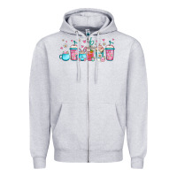 Heather Grey easter coffee cups libbey glass Zipper Hoodie - Jasminsmagicworld