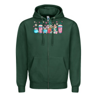 Sports Green easter coffee cups libbey glass Zipper Hoodie - Jasminsmagicworld
